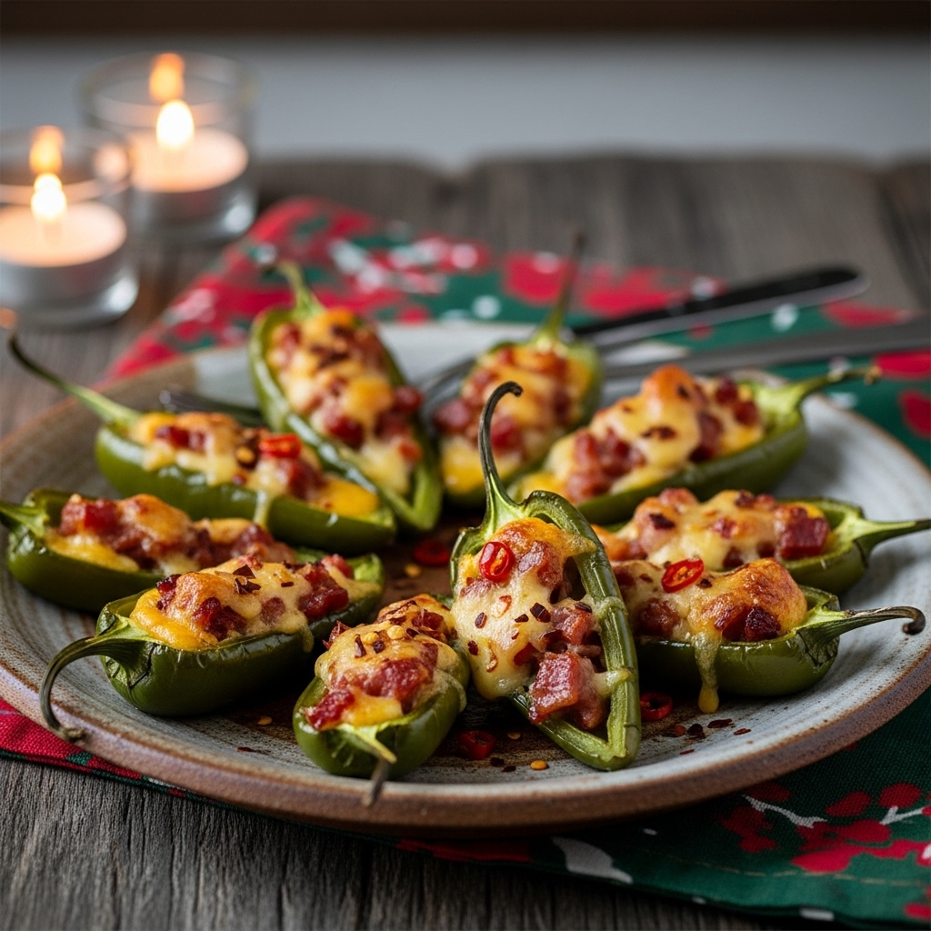 “Tailgate Game Day Dinner: Firecracker Jalapeño Poppers”
